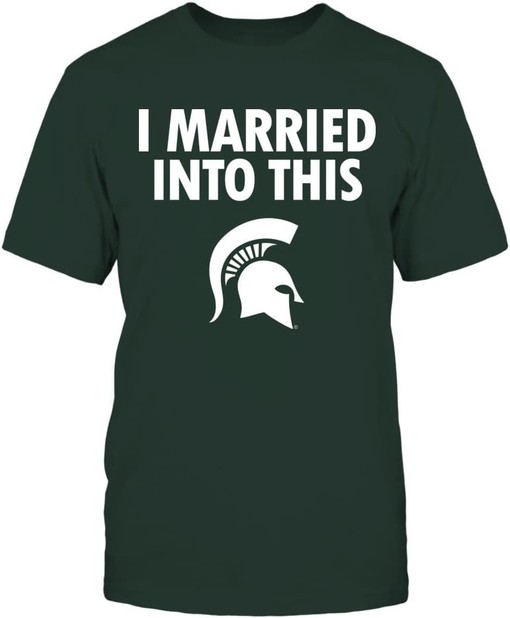 Michigan State Married Into This Navy Blue Shirt for Spartan Fans - Image 2
