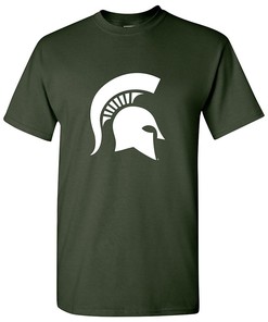 Michigan State Spartans Tilted Football Triblend Retro NCAA Shirt, Michigan State University Sweatshirt