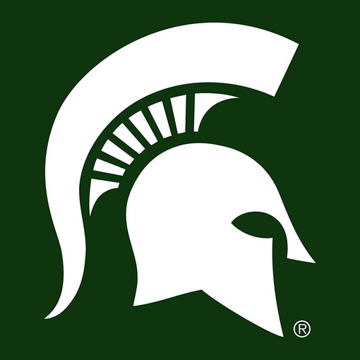 Michigan State Spartans Tilted Football Triblend Retro NCAA Shirt, Michigan State University Sweatshirt - Image 2