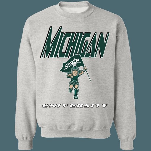 Michigan State Spartans Vintage NCAA Sweatshirt and Hoodie - College Shirts and NCAA Shirts for Men and Women