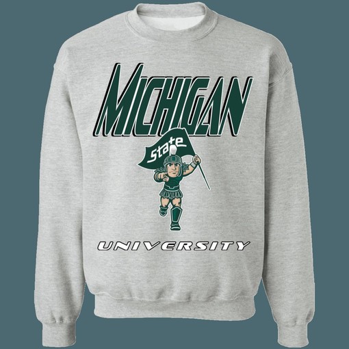Michigan State Spartans Vintage NCAA Sweatshirt and Hoodie - College Shirts and NCAA Shirts for Men and Women - Image 3