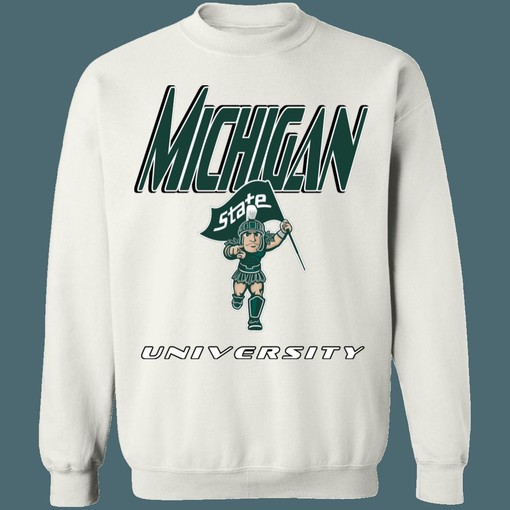Michigan State Spartans Vintage NCAA Sweatshirt and Hoodie - College Shirts and NCAA Shirts for Men and Women - Image 4