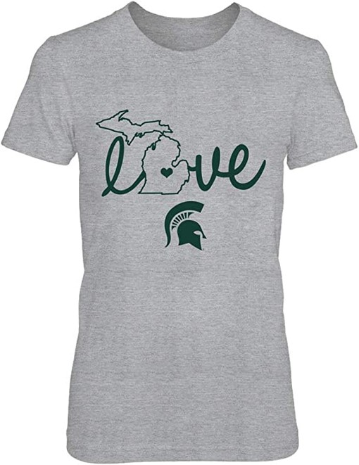 Michigan State State Love Design Shirt for Spartan Fans - Image 3