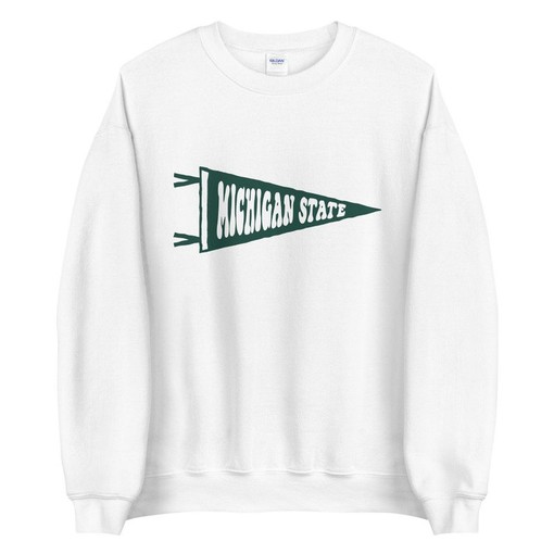 Michigan State University Pennant Sweatshirt - Show Your Spartan Pride! - Image 2