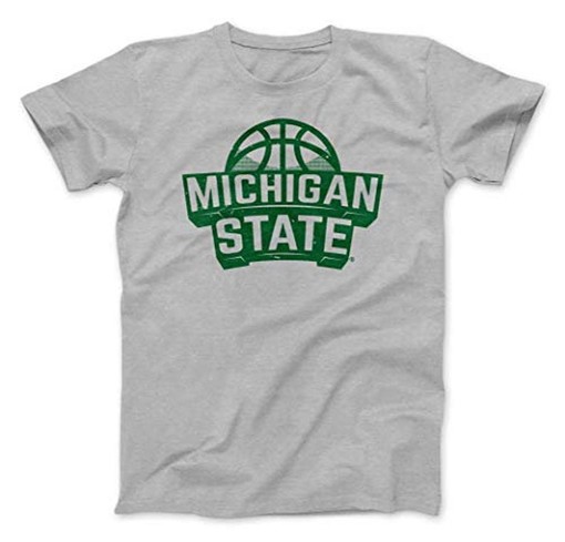 Michigan State University Spartans Basketball Premium Shirt, Officially Licensed MSU Apparel