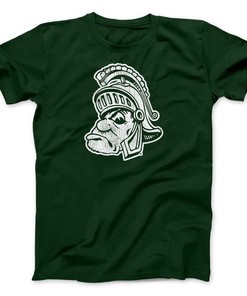 Michigan State University Spartans Gruff Sparty Retro Shirt - Vintage Michigan State Apparel