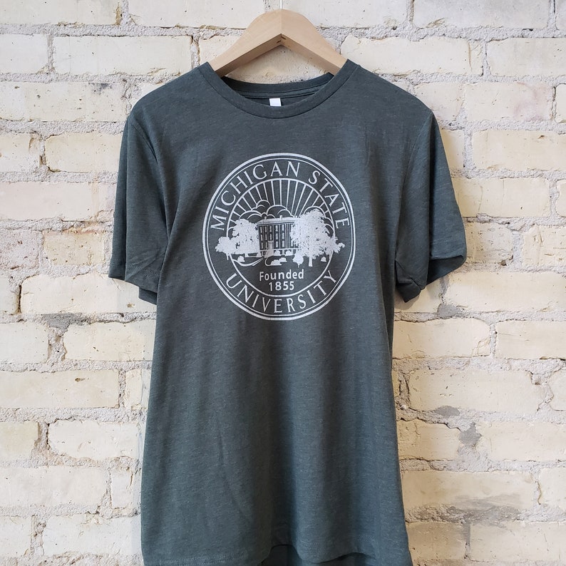 Michigan State University Spartans Official Seal Shirt, MSU Fan Apparel with College Shirts for Women - Image 2