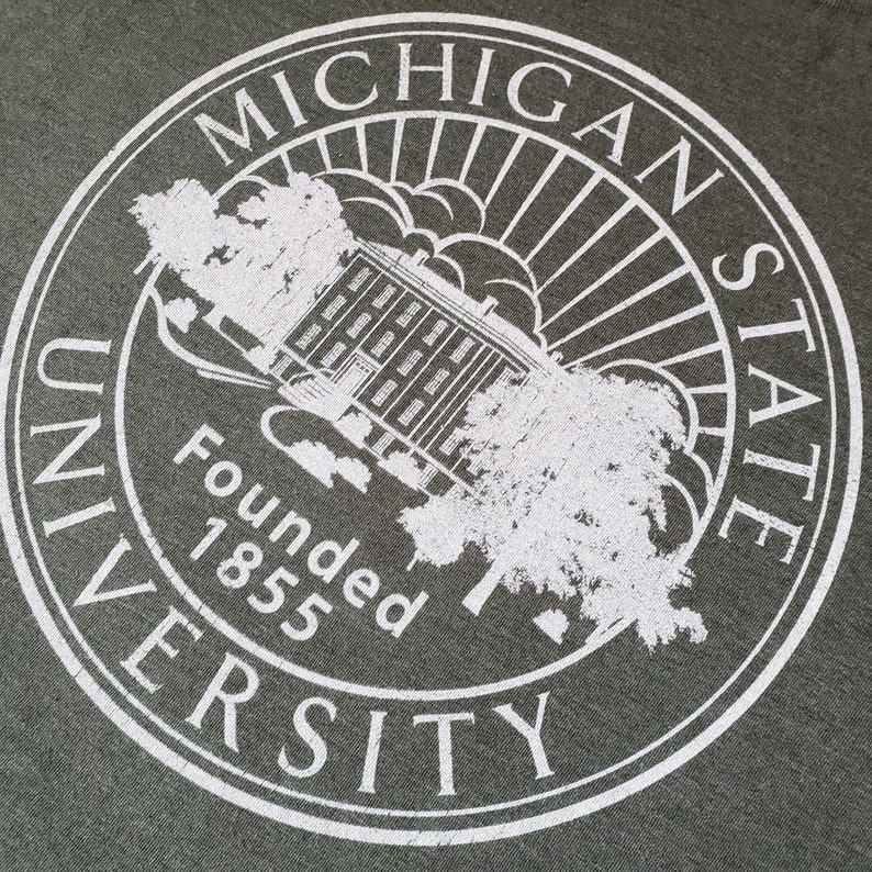 Michigan State University Spartans Official Seal Shirt, MSU Fan Apparel with College Shirts for Women - Image 3