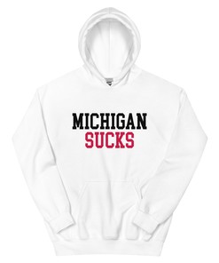 Michigan Sucks Ohio State Rivalry Hoodie Sweatshirt Sport Shirt with NCAA Shirt Print