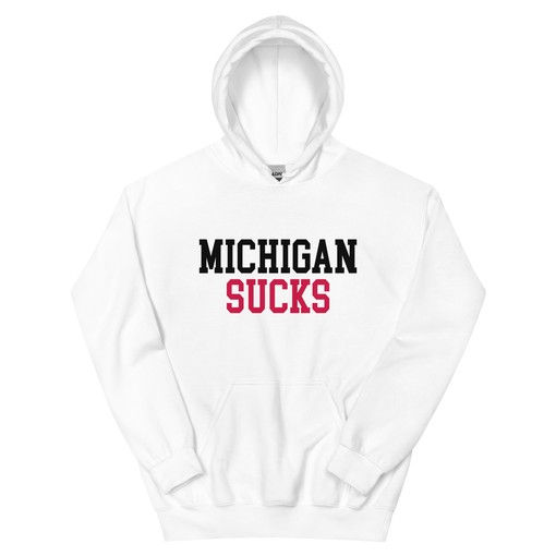 Michigan Sucks Ohio State Rivalry Hoodie Sweatshirt Sport Shirt with NCAA Shirt Print