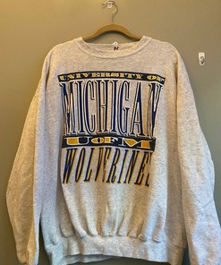 Michigan Wolverines Crewneck Sweatshirt - Show Your Michigan Spirit with NCAA Fan Gear