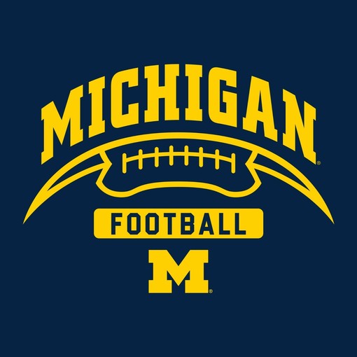 Michigan Wolverines Identity Stamp Crewneck Shirt for Sports Teams and Fans - Image 2