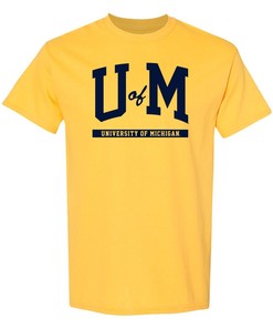 Michigan Wolverines Plaid Circle Crewneck Shirt for College Sports Enthusiasts