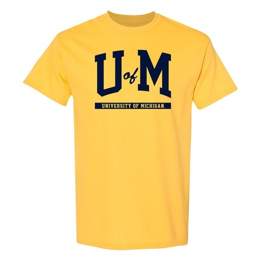 Michigan Wolverines Plaid Circle Crewneck Shirt for College Sports Enthusiasts