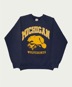 Michigan Wolverines Sun Faded T-Shirt - Vintage Style for NCAA Football Lovers
