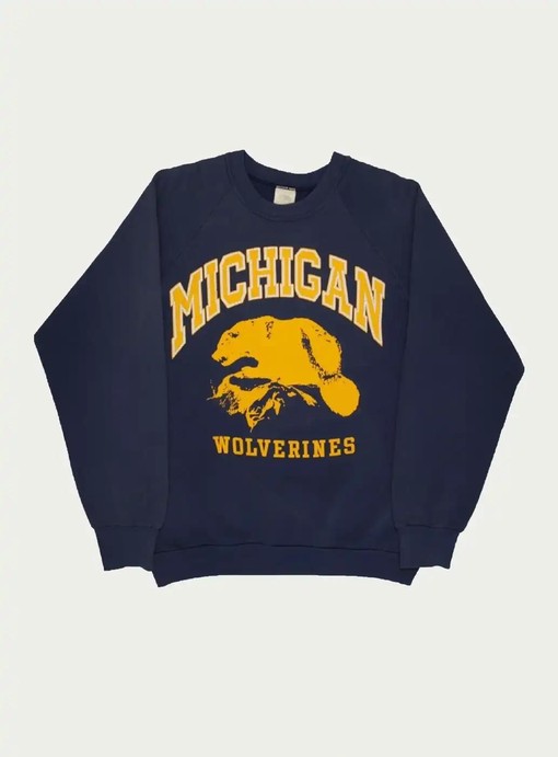 Michigan Wolverines Sun Faded T-Shirt - Vintage Style for NCAA Football Lovers
