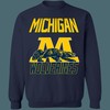 Michigan Wolverines Vintage NCAA Sweatshirt and Hoodie - College Shirts and NCAA Shirts for Men and Women