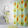 Mid Century Abstract Shower Curtain with Retro Chic Design