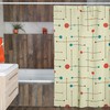 Mid Century Modern Bath Set, Shower Curtains & Towels, Retro Accessories