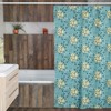 Mid Century Modern Shower Curtain, Atomic Stars Bathroom Decor for Retro Charm