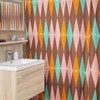 Mid Century Modern Shower Curtains, MCM Shower Accessory, Timeless Design for Retro Bathroom Decor