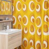 Mid Century Modern Tub Curtain, Vintage Bathroom Decor, Unique Tub Accessory