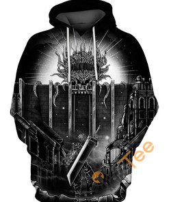 Midgar City 3D Graphic All Over Print Hoodie with Stunning Design