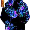 Midnight Garden Unisex Floral All Over Print 3D Hoodie