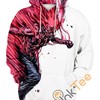 Might Guy Naruto All Over Print Zip Up Hoodie Men with Cool Design