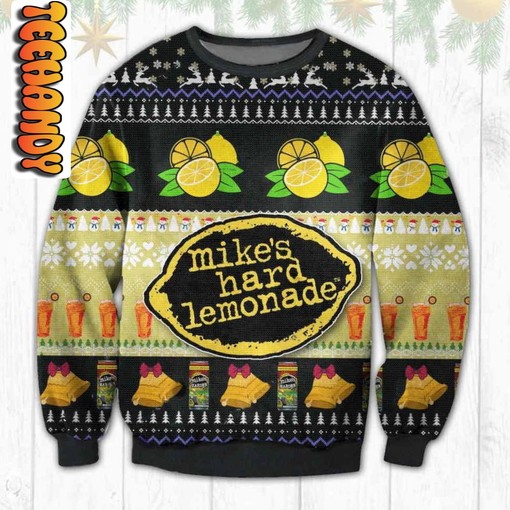 Mike's Hard Lemonade Famous Logo All Over Print 3D Hoodie with Graphic Design