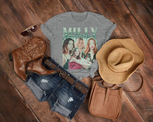 Milly Alcock Homage Shirt - Retro Vintage Tee with Homage to Milly Alcock - Image 4