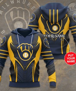 Milwaukee Brewers 3D Hoodie - 15 Cool Designs by MLB Clothes