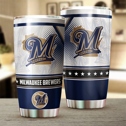 Milwaukee Brewers Awesome Design MLB Tumbler - Baseball Tumbler - Image 2