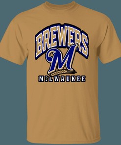 Milwaukee Brewers Retro MLB T-Shirt, Sweatshirt, and Hoodie Gifts for Baseball Fans