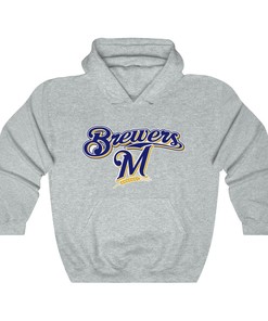 Milwaukee Brewers Vintage 90's MLB Sweatshirt Hoodie for Sports Shirt Fans