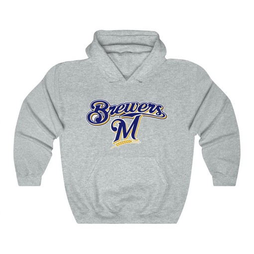 Milwaukee Brewers Vintage 90's MLB Sweatshirt Hoodie for Sports Shirt Fans