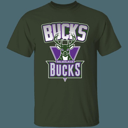 Milwaukee Bucks Retro NBA Fan T-Shirt Sweatshirt Hoodie for NBA Fans