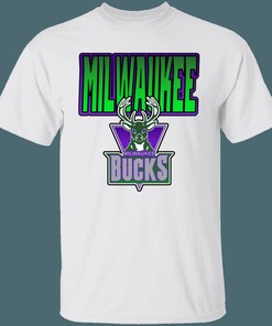 Milwaukee Bucks Retro NBA T-Shirt and Hoodie - Gifts for NBA Fans