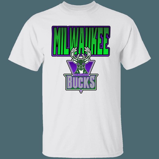 Milwaukee Bucks Retro NBA T-Shirt and Hoodie - Gifts for NBA Fans
