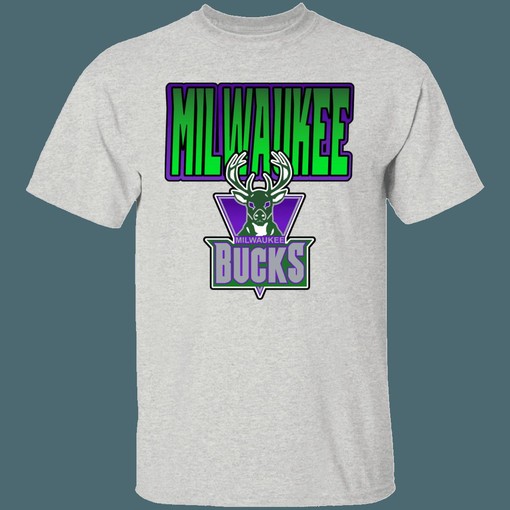 Milwaukee Bucks Retro NBA T-Shirt and Hoodie - Gifts for NBA Fans - Image 3