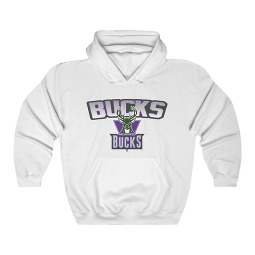 Milwaukee Bucks Vintage 90's NBA Sweatshirt Hoodie Shirt For NBA Fans - Image 2