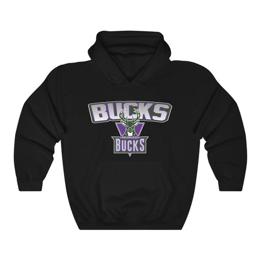 Milwaukee Bucks Vintage 90's NBA Sweatshirt Hoodie Shirt For NBA Fans - Image 3