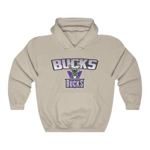 Milwaukee Bucks Vintage 90's NBA Sweatshirt Hoodie Shirt For NBA Fans - Image 4