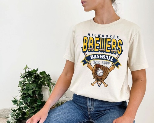 Milwaukee Fan Shirt with Vintage Milwaukee Baseball Shirt and College Shirts - Image 4