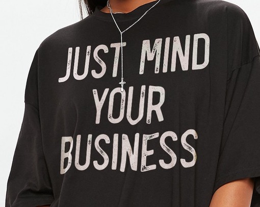 Mind Your Own Business Shirt - Sarcastic and Sassy Tee - Image 2