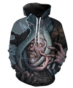 Mindflayer Fantasy Monsters Custom 3D Hoodie with Unique Design