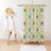Minimalist Abstract Shower Curtain in White and Black with Eco-Friendly and Waterproof Material and Hooks Included