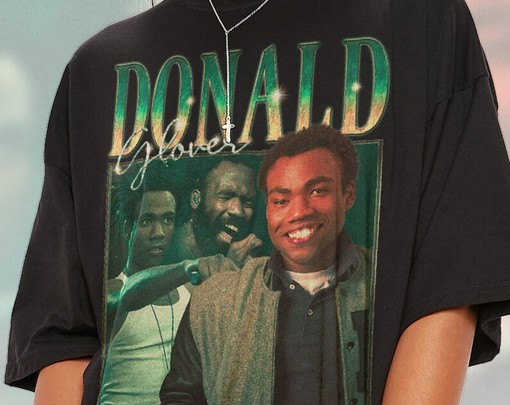 Minimalist Donald Glover T-Shirt, Classic 90s Tee for Community Fans, Troy and Abed in the Morning - Image 2