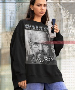 Minimalist Movie Shirt: HEISENBERG WALTER WHITE Cranston Sweatshirt with Retro Jesse Pinkman