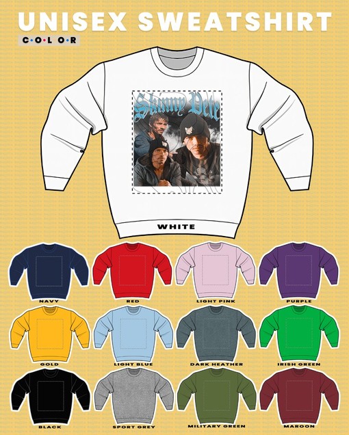 Minimalist Movie Shirt: SKINNY PETE Sweatshirt with Jesse Pinkman and Badger - Image 3